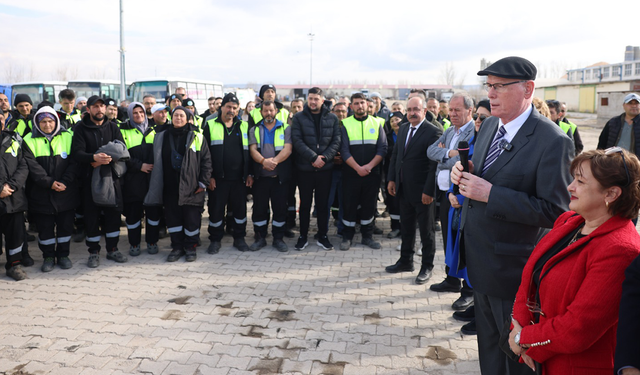 Başkan Kurt'tan bayram sonrası personellere ziyaret