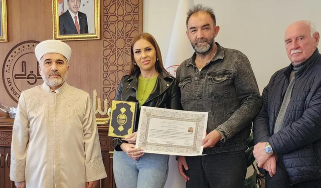 Eskişehir'de Rus vatandaşı müslüman oldu