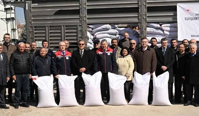 Eskişehir'de üreticilere nohut desteği