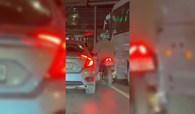 Eskişehir'de trafikte korku dolu anlar yaşandı