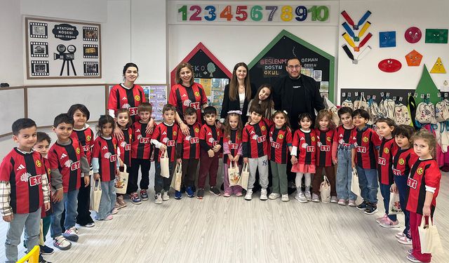 Eskişehir'de anaokulunda Eskişehirspor sevgisi