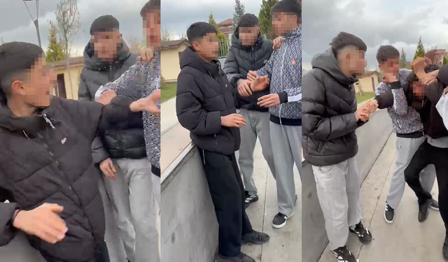 Eskişehir'de akran şiddeti: O görüntüler kamerada