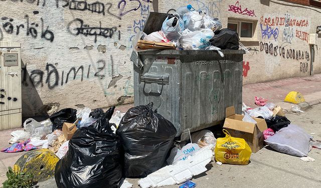 Eskişehir'de çöp yığınları tepki çekiyor