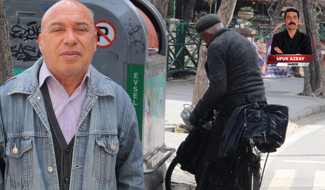 Eskişehir’de emekli gerçeği: "Geçinmek için çöpten kağıt topluyor"