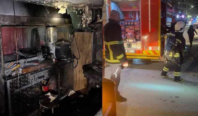 Eskişehir'de iş yerinde yangın paniği