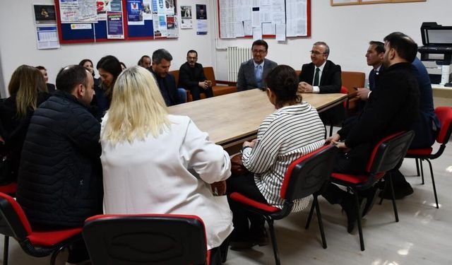 İl Milli Eğitim Müdürü Aydın, öğretmenlerle bir araya geldi