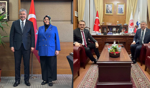 Vali Yılmaz'dan Ankara’da AK Parti’li vekillere ziyaret