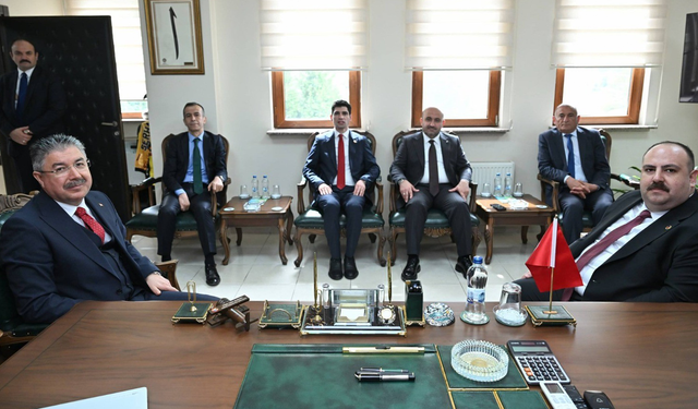 Vali Yılmaz'dan Başkan Serhat Hamamcı'ya ziyaret