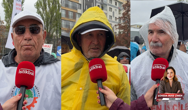 Eskişehir'de işçiler 1 Mayıs’ta yağmur çamur demedi alanları doldurdu!