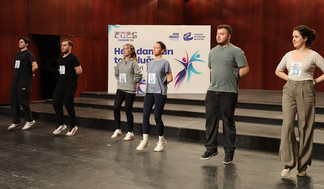 Eskişehir'de halk dansları için seçmeler yoğun ilgi gördü