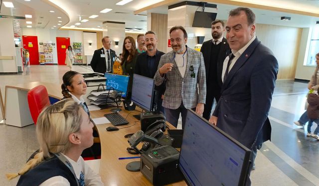 Eskişehir’de MHP bayramda görev başındaki ekiplere ziyarette bulundu