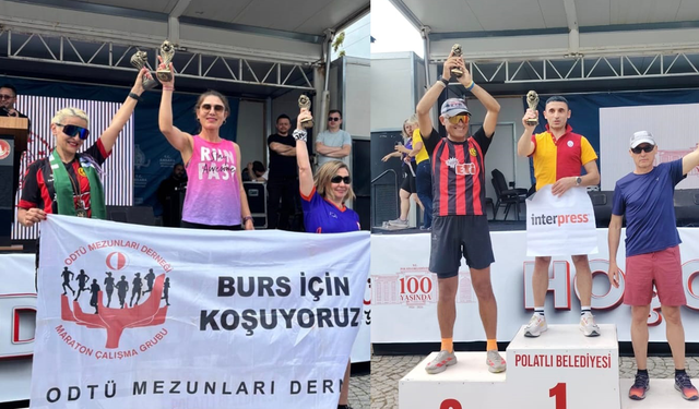 Gordion Yarı Maratonu’nda Eskişehirli sporculardan çifte başarı