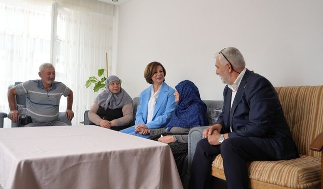 Başkan Ünlüce'den kıdemli vatandaşa ziyaret