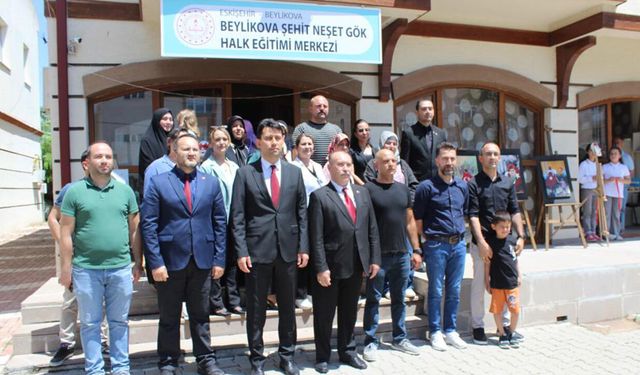 Beylikovalı kursiyerler belgelerini aldı
