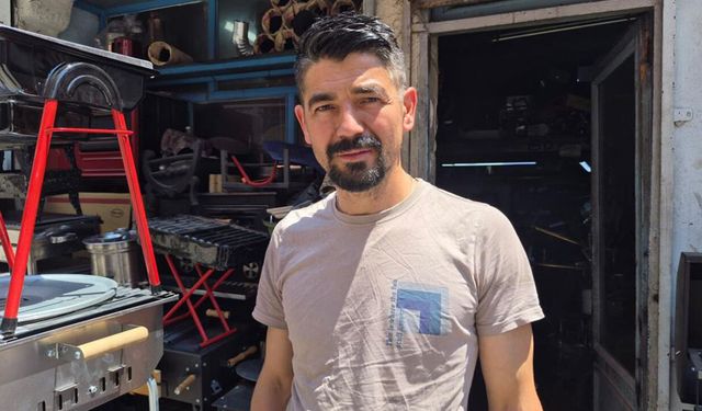 Eskişehir'de 30 yıldır soba, mangal ve barbekü üretimi yapıyor