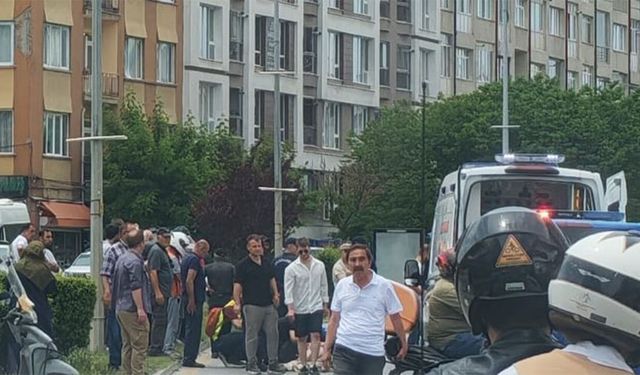 Eskişehir’de motosikletin çarptığı 2 yaya yaralandı