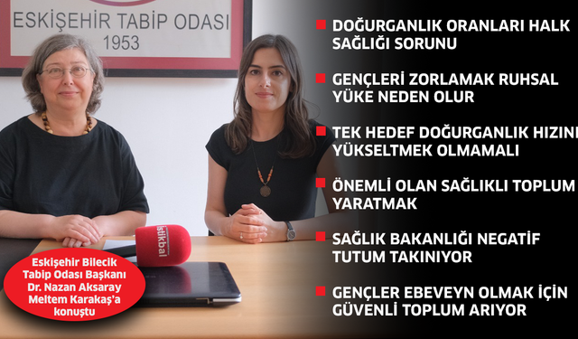 "Gençler çocuk sahibi olmak için güvenli bir toplum arıyor"