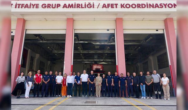 Başkan Ünlüce’den İtfaiye ve Afet Yönetimi ekiplerine ziyaret