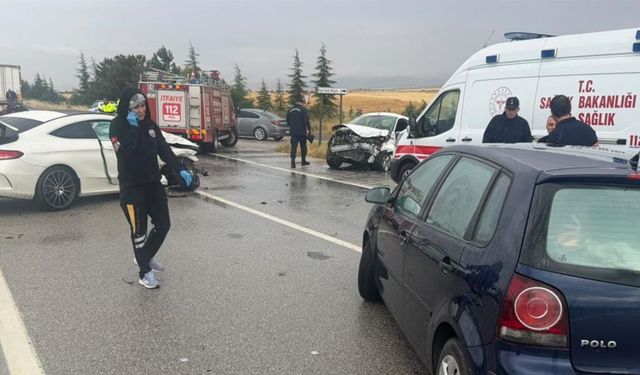 Eskişehir'de korkutan zincirleme kaza: 6 yaralı