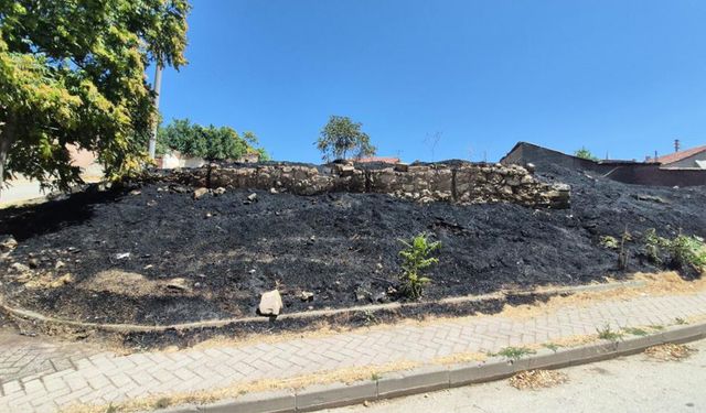 Eskişehir'de mahalle sakinlerini korkutan yangın