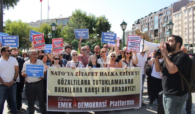 Eskişehir'de NATO gözaltılarına tepki: Yargıya taşıyacaklar