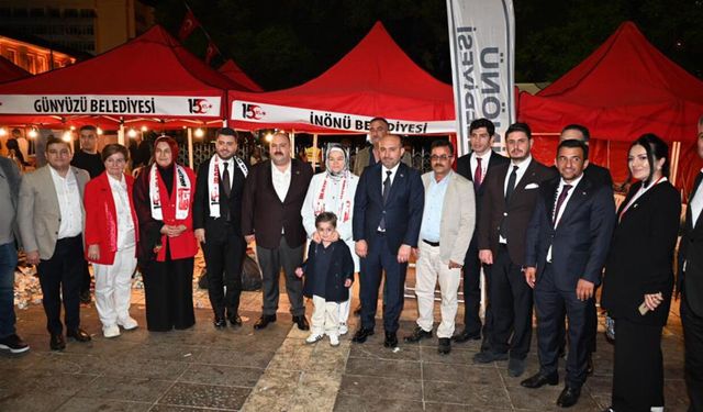 İnönü Belediyesi, 15 Temmuz Demokrasi ve Milli Birlik Günü anma programlarına katıldı