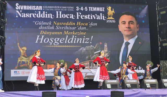 Sivrihisar'da 10. Uluslararası Nasreddin Hoca Kültür ve Sanat Festivali coşkuyla başladı