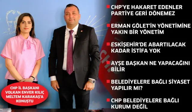 "CHP'ye hakaret edenler bu partiye adım atamaz"
