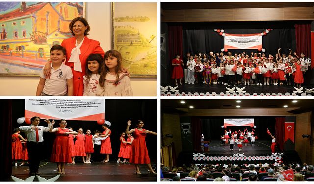 Eskişehir’de çocuklardan Zafer Bayramı’na özel kutlama