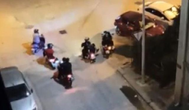 Eskişehir'de gece saatlerinde motosiklet tepkisi