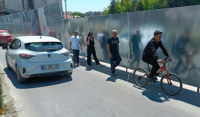 Eskişehir’de inşaat paravanı mağduriyeti