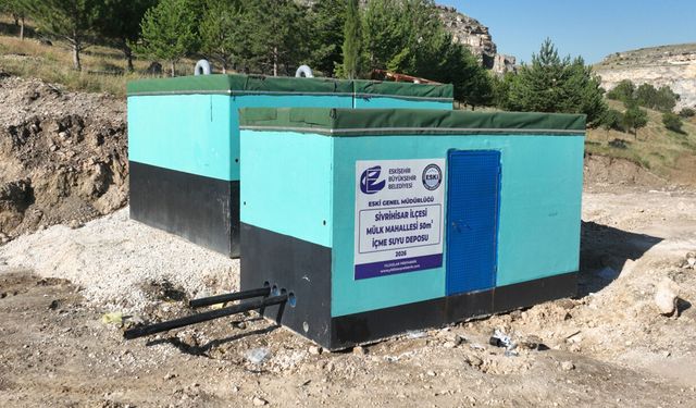 Eskişehir'de kırsal mahallelerin su altyapısı güçlendiriliyor