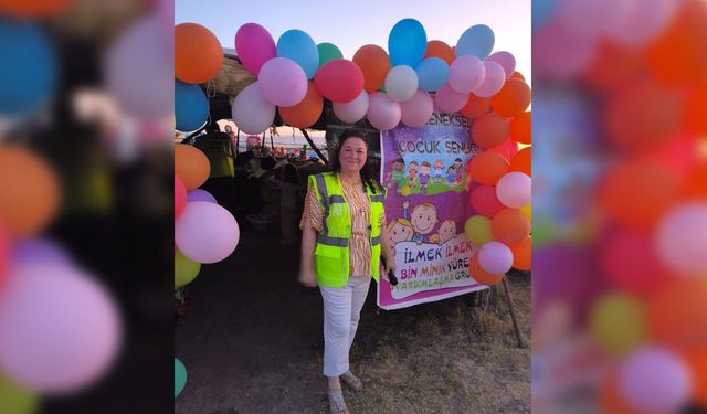 Eskişehir'de mevsimlik tarım işçilerinin çocuklarına sürpriz etkinlik