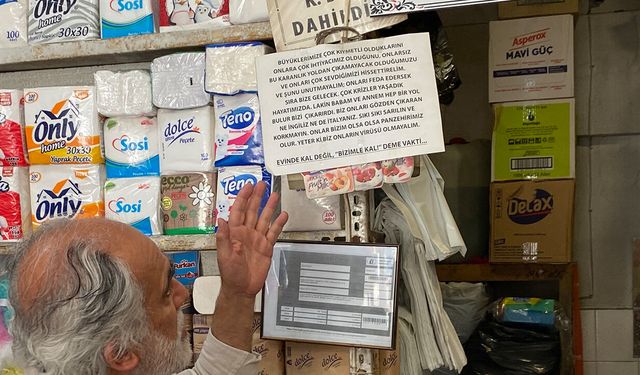 Eskişehir'de pandemi günlerinden kalan anlamlı mesaj