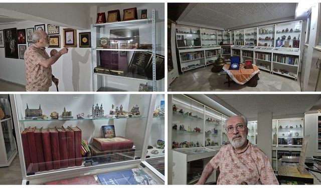 Eskişehir'de yarım asırlık koleksiyon! 49 ülke ve 80 şehirden topladı