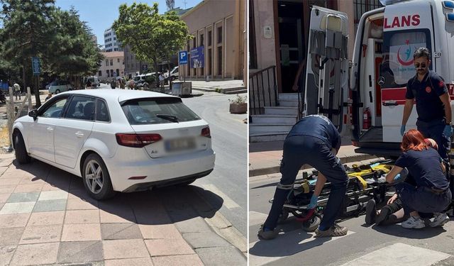 Eskişehir'de yaya geçidinde korkutan kaza
