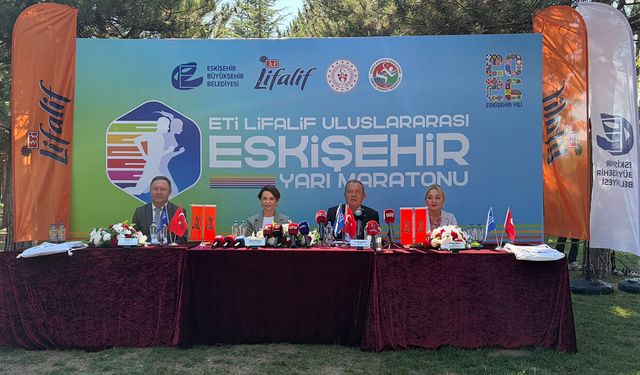 ETİ Lifalif Uluslararası Eskişehir Yarı Maratonu için geri sayım başladı
