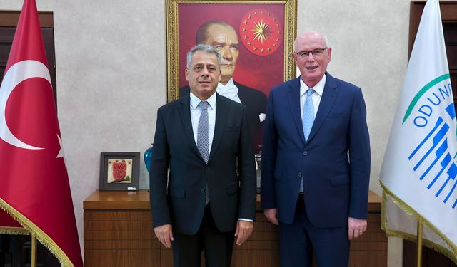 Kaymakam Şahin’den Başkan Kurt’a iade-i ziyaret: Odunpazarı için ortak çalışma vurgusu