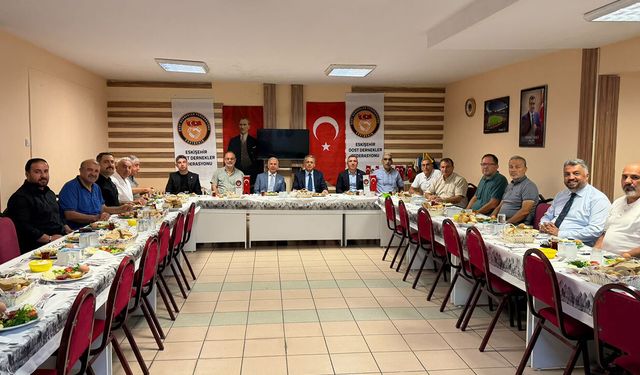 Odunpazarı Kaymakamı, Dost Dernekler Federasyonu ile bir araya geldi