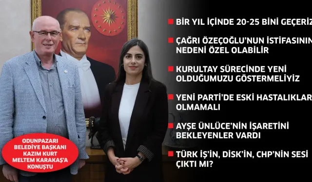 YENİ Partili Kazım Kurt: Kurultay sürecinde yeni olduğumuzu göstermeliyiz