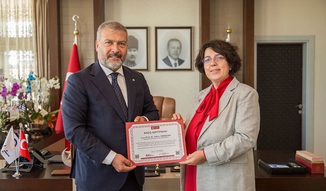 Rektör Adıgüzel’den ESOGÜ Rektörü Gümüşsoy’a hayırlı olsun ziyareti