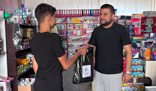 Sivrihisar'da ihtiyaç sahibi öğrenciler için örnek çalışma