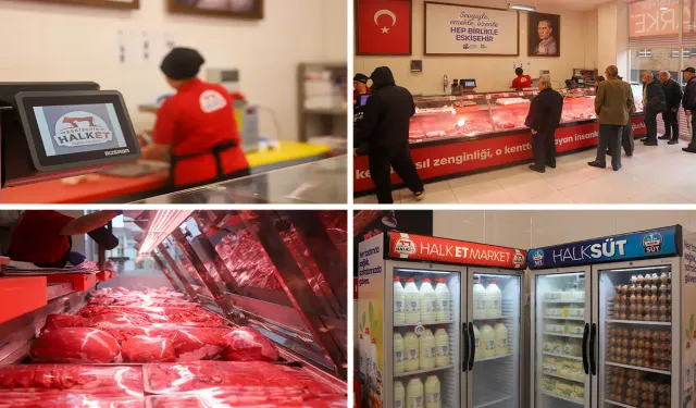 Eskişehir’de Halk Et Marketler 1 yaşında! Vatandaşlardan yoğun ilgi