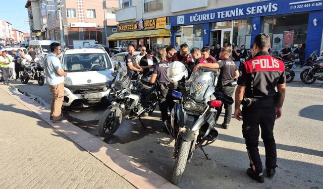 Eskişehir'de korkutan kaza: Motosikletli polis yaralandı