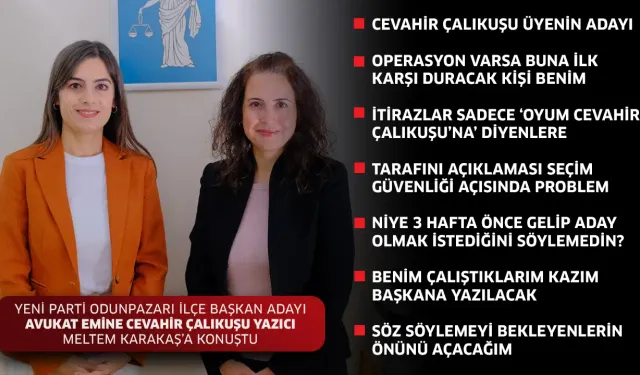 YENİ Parti Odunpazarı Adayı Çalıkuşu: Operasyon varsa buna karşı duracak ilk kişi benim