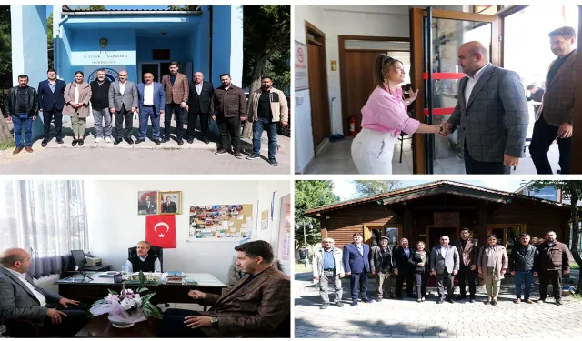 AK Parti İl Başkanı Gürhan Albayrak'tan mahalle muhtarlarına ziyaret