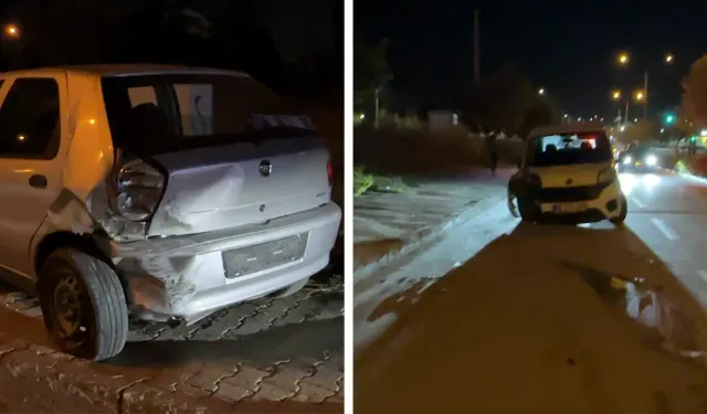Eskişehir’de hafif ticari araç ile otomobil çarpıştı