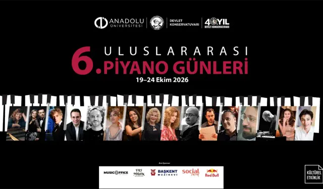 Eskişehir’de piyano rüzgarı esecek! İşte 6. Uluslararası Piyano Günleri Programı