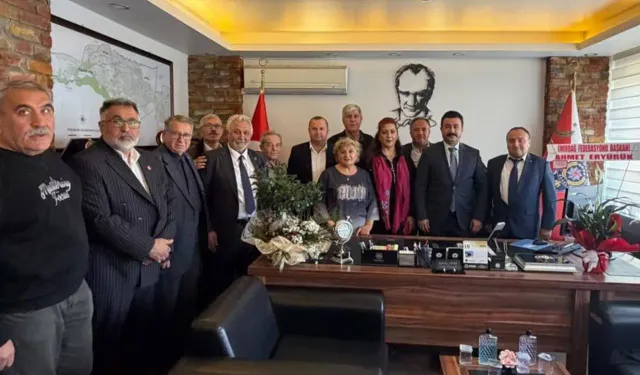 Eskişehir’deki sivil toplum kuruluşlarından İlçe Emniyet Müdürü Sivri’ye ziyaret