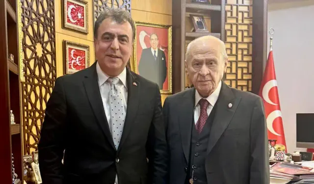 MHP Eskişehir İl Başkanı Sezer, Devlet Bahçeli ile bir araya geldi